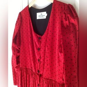 Vintage Red Dress.